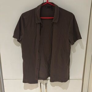 Brown ASOS shirt